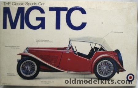 Entex 1/16 MG TC Sports Car, 8223 plastic model kit